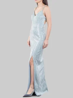 ABITO LUNGO A SIRENA REALIZZATO IN FULL STRASS