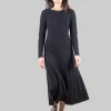 Abito midi in maglia