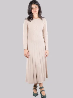Abito midi in maglia