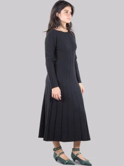 Abito midi in maglia