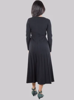 Abito midi in maglia