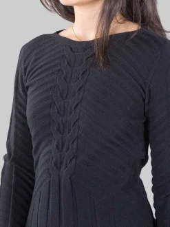 Abito midi in maglia