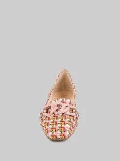 BALLERINE CHANEL A FANTASIA CON ACCESSORIO CATENA NUDE