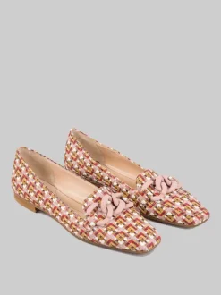 BALLERINE CHANEL A FANTASIA CON ACCESSORIO CATENA NUDE