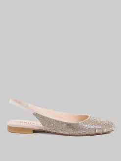 Ballerine slingback crystal