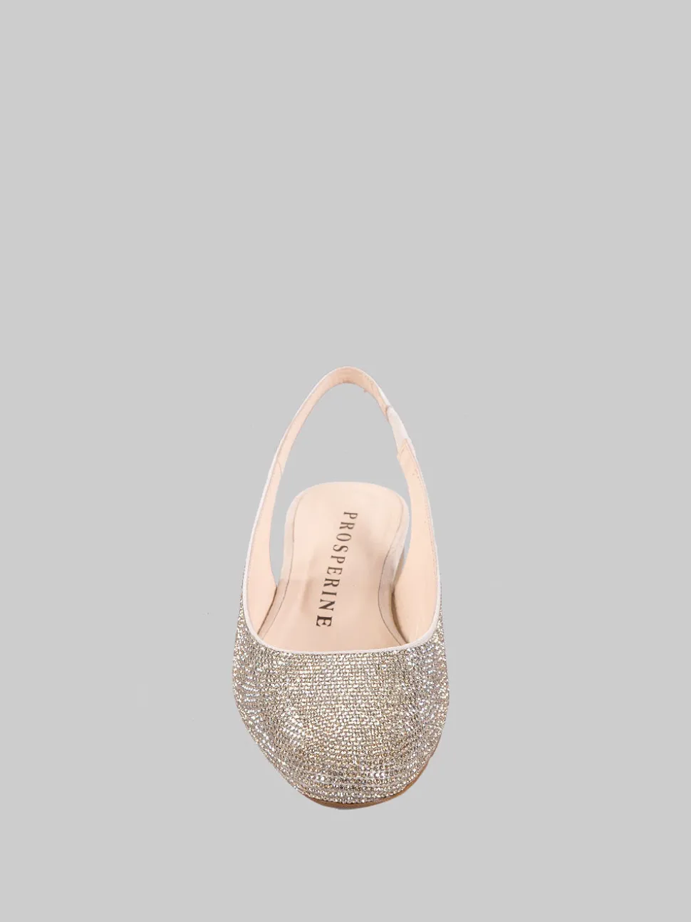 Ballerine slingback crystal