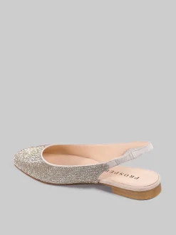 Ballerine slingback crystal