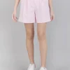 BERMUDA A VITA ALTA ROSA CON PINCES