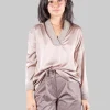 Blusa con inserti