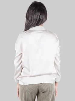 Blusa con inserti