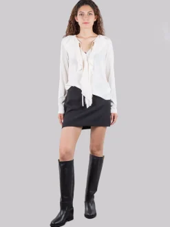 Blusa con ruches