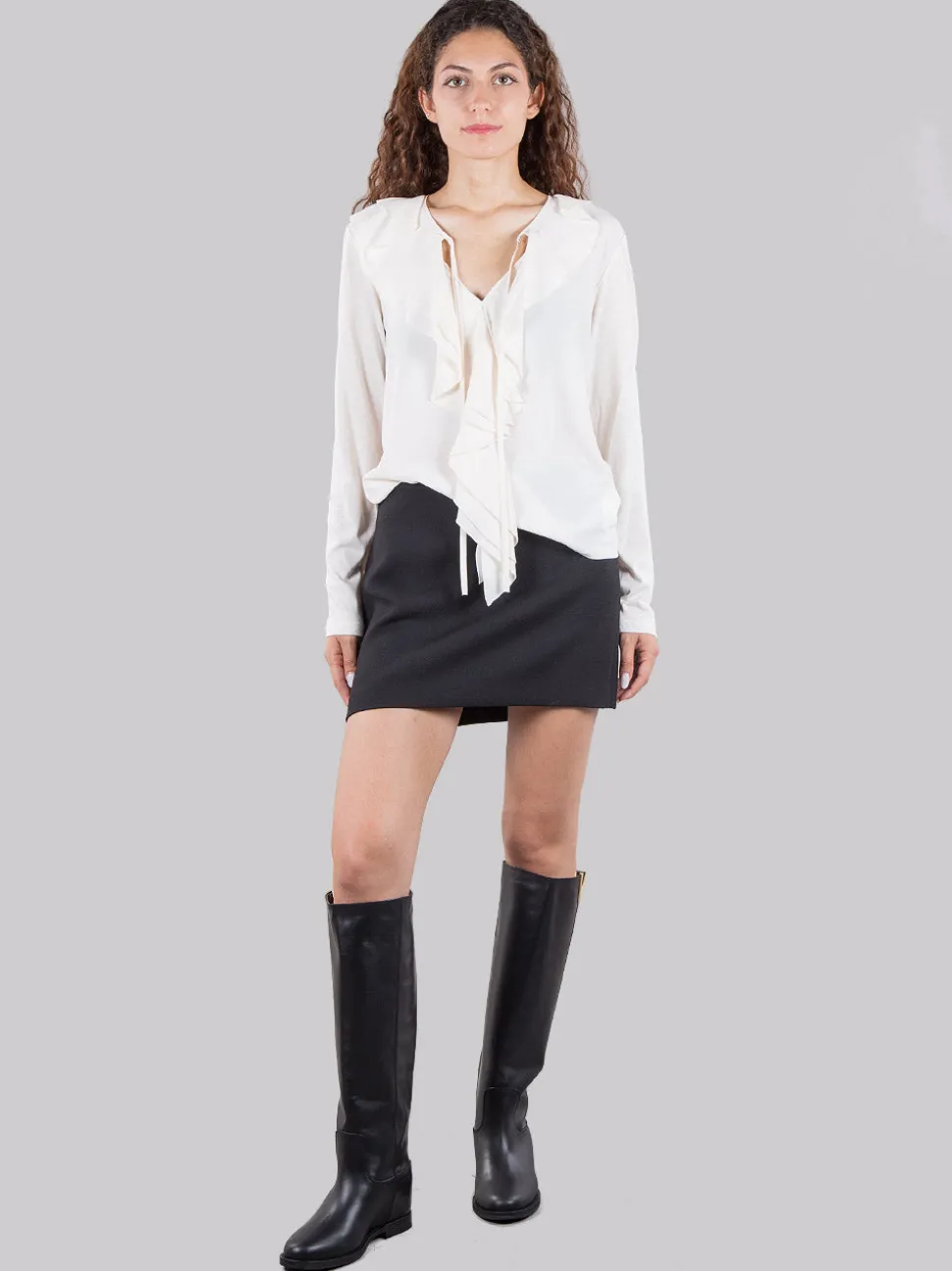 Blusa con ruches