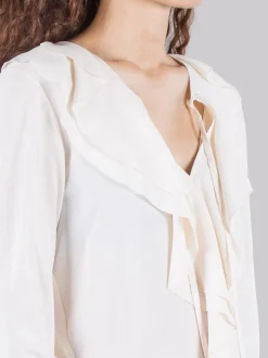Blusa con ruches