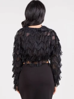 Bolero con frange