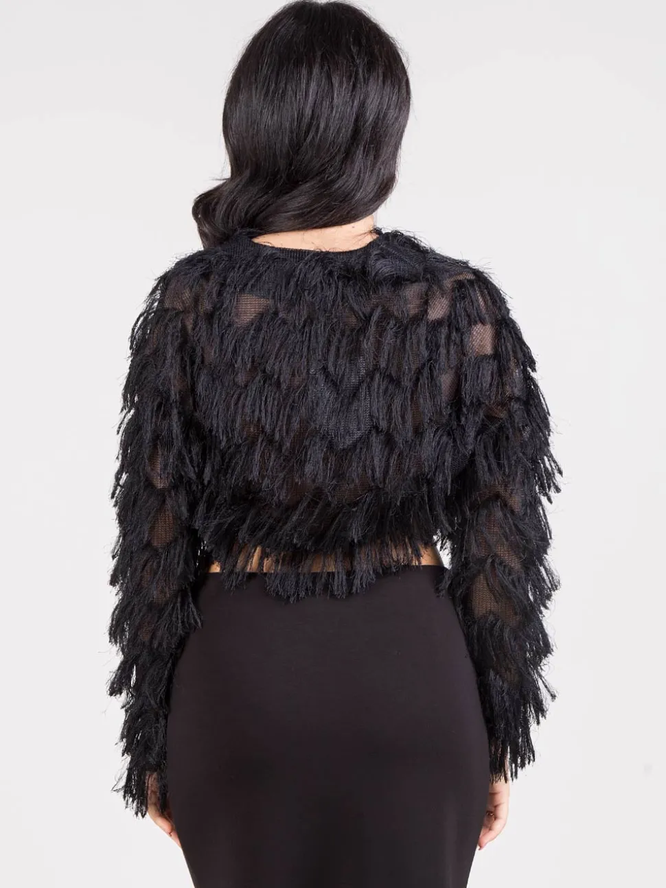 Bolero con frange