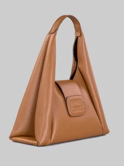 Borsa hobo in pelle