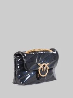 Borsa love puff baby vernice