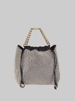 Borsa mini in strass