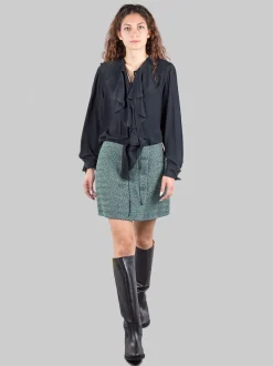 Camicia con ruches