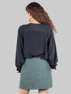 Camicia con ruches