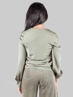 Camicia in raso
