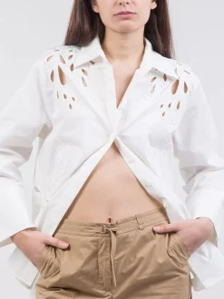 Camicia ricamata