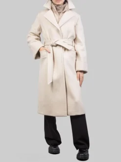 CAPPOTTO A VESTAGLIA PANNA CON GILET IMBOTTITO