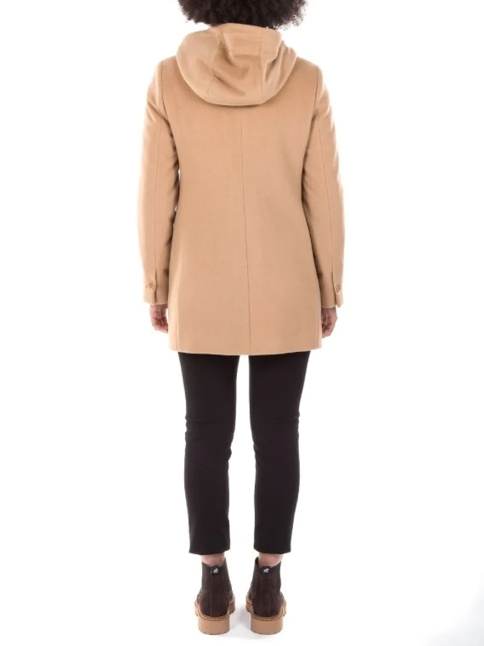 CAPPOTTO DOUBLE COAT CAMMELLO IN MISTO LANA E CACHEMIRE