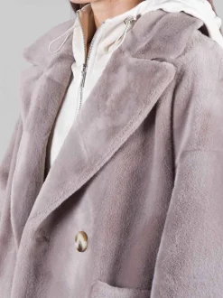 Cappotto in ecopelliccia