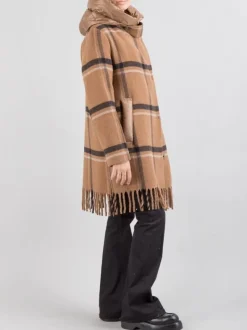 CAPPOTTO IN MISTO LANA CON INSERTI IN PIUMINO