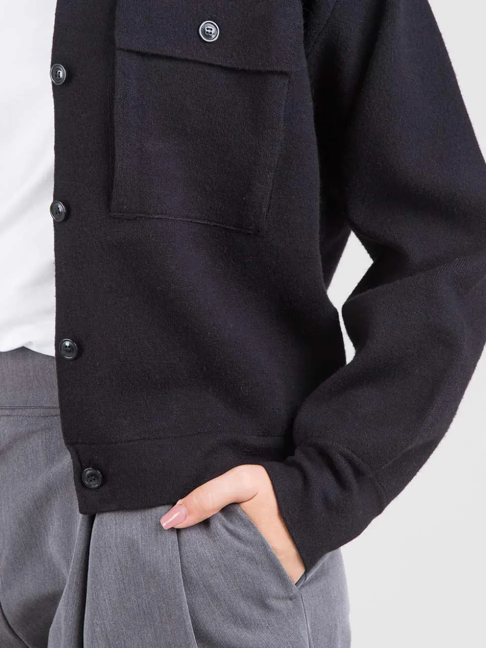 Cardigan con bottoni