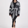 Cardigan con cintura