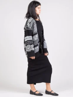 Cardigan con cintura