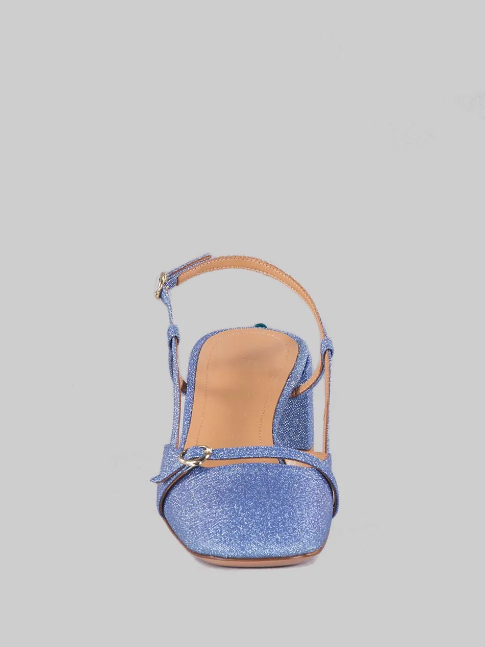 Décolleté sling back micro glitter
