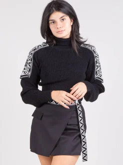 Dolcevita crop jacquard