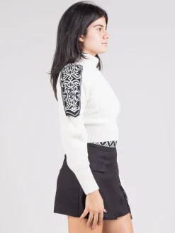 Dolcevita crop jacquard