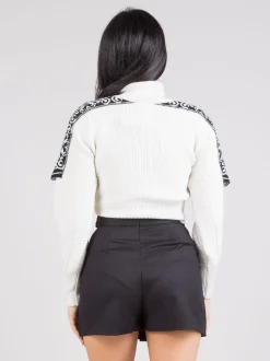Dolcevita crop jacquard