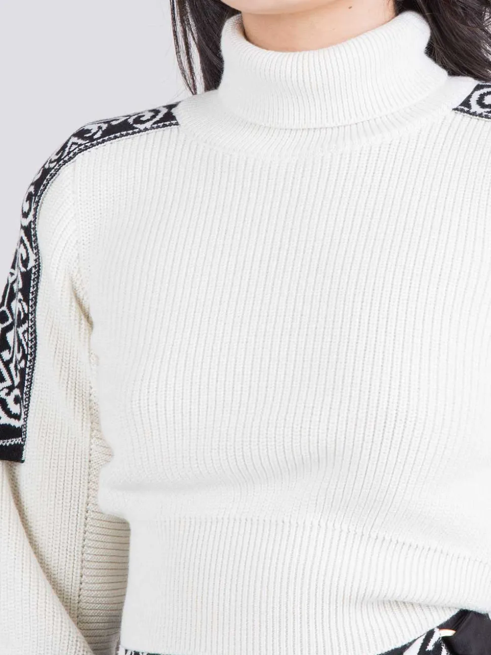 Dolcevita crop jacquard