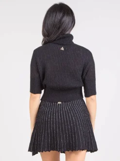 Dolcevita crop nera