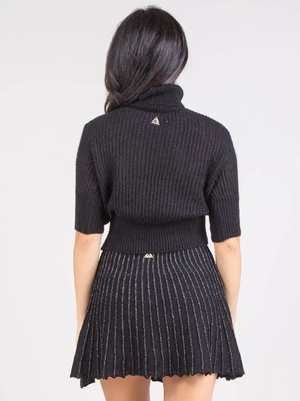 Dolcevita crop nera