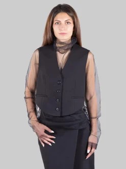 Gilet con tulle
