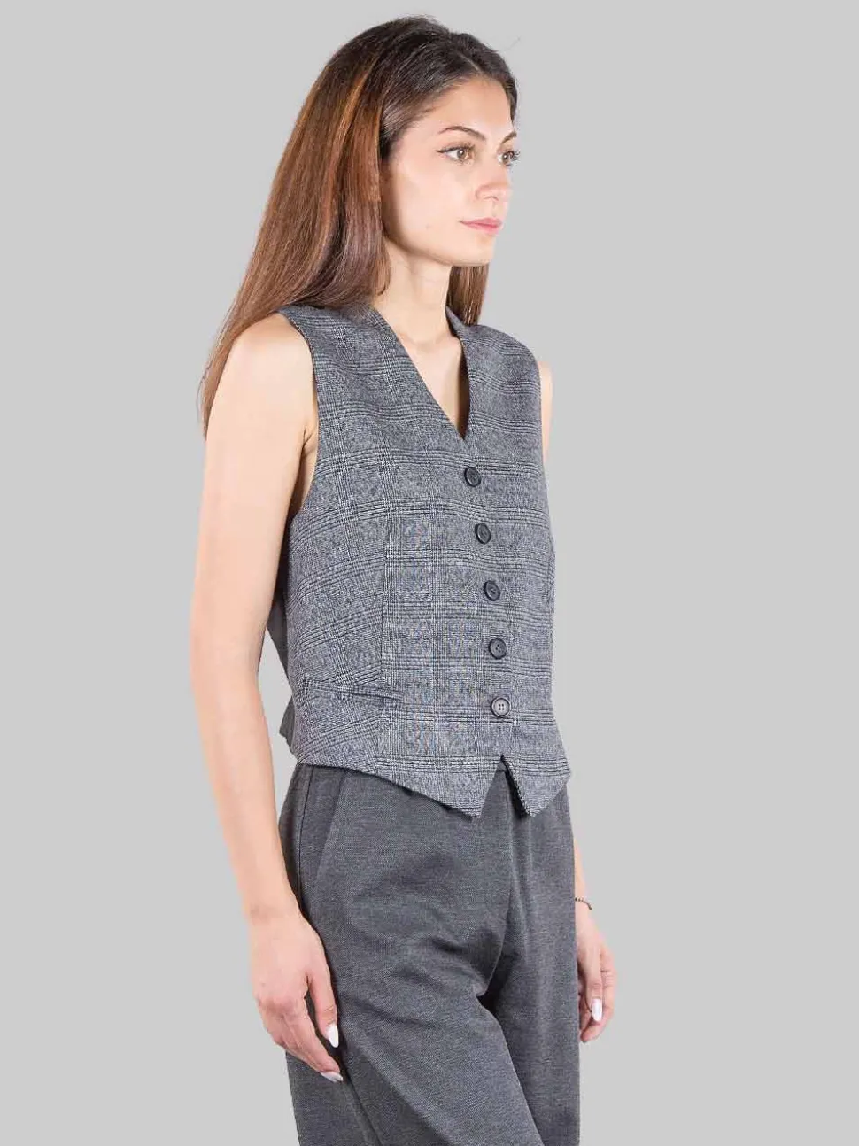 Gilet in principe di galles