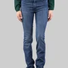JEANS 5 TASCHE FLARE IN DENIM ELASTICIZZATO SLIM FIT