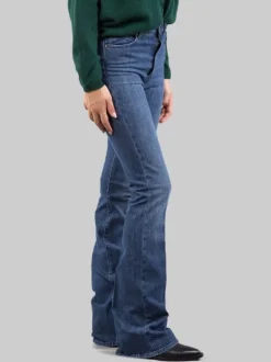 JEANS 5 TASCHE FLARE IN DENIM ELASTICIZZATO SLIM FIT