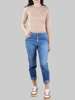JEANS KOONS MODELLO 5 TASCHE LOOSE FIT CON BOTTONI