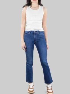 JEANS MANDIE SLIM FIT WIDE LEG CUT OUT