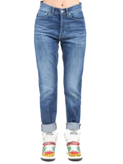 JEANS NINA IN DENIM ELASTICIZZATO A VITA ALTA