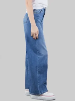 JEANS PALAZZO MODELLO 5 TASCHE LAVAGGIO MEDIO