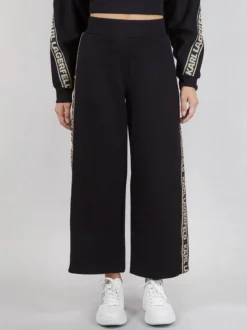 JOGGER IN COTONE CON NASTRO LOGATO