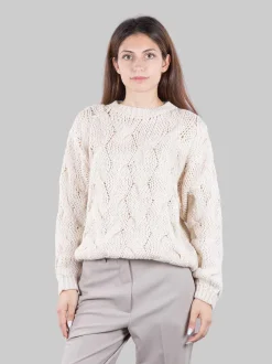 Maglione a trecce